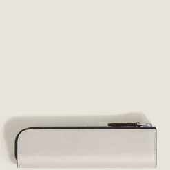 Astuccio con Cerniera per 1 Strumento da Scrittura in Pelle Sartorial