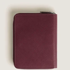 Astuccio con Cerniera per 5 Strumenti da Scrittura in Pelle Sartorial