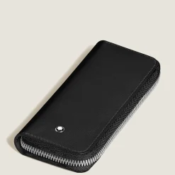 Astuccio per 2 Strumenti da Scrittura con Cerniera in Pelle Meisterstück