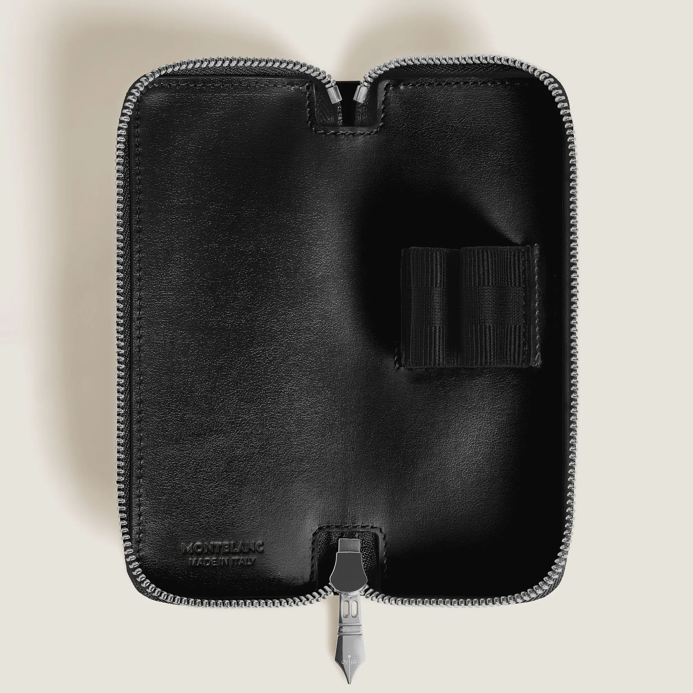 Astuccio per 2 Strumenti da Scrittura con Cerniera in Pelle Meisterstück