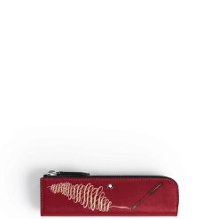 Astuccio per 1 Strumento da Scrittura con Cerniera Year of the Horse in Pelle Sartorial