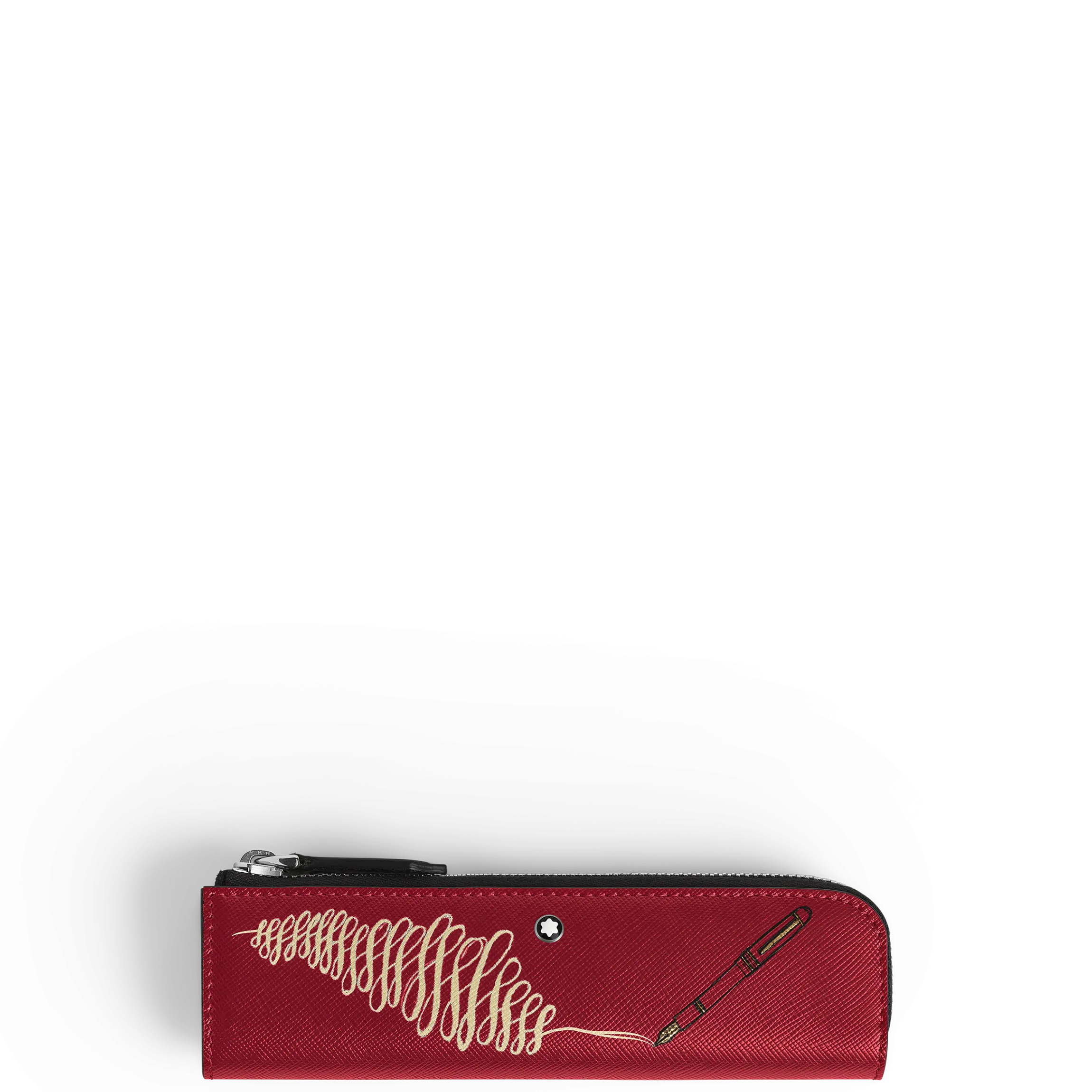 Astuccio per 1 Strumento da Scrittura con Cerniera Year of the Horse in Pelle Sartorial