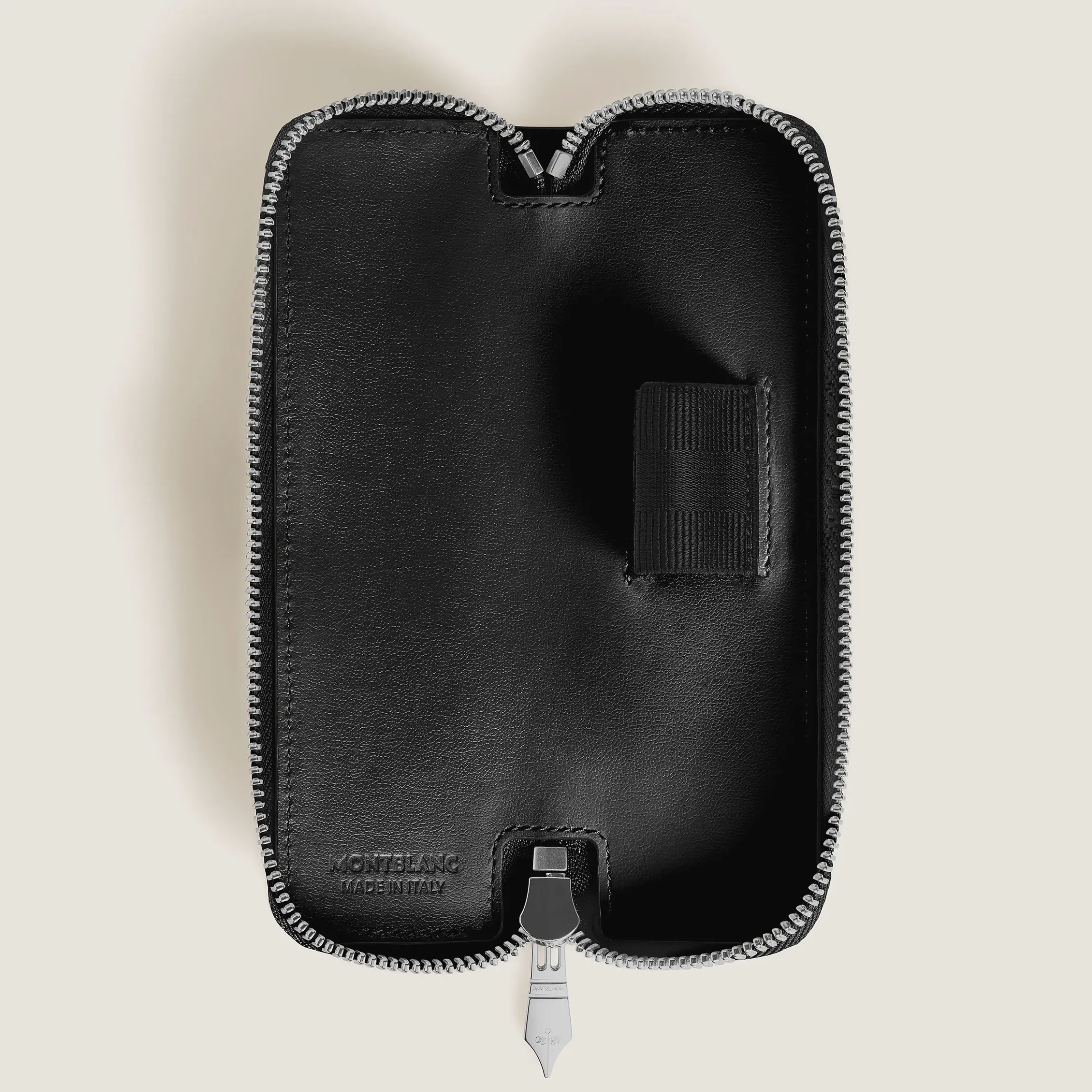 Astuccio per 1 Strumento da Scrittura con Cerniera in Pelle Meisterstück