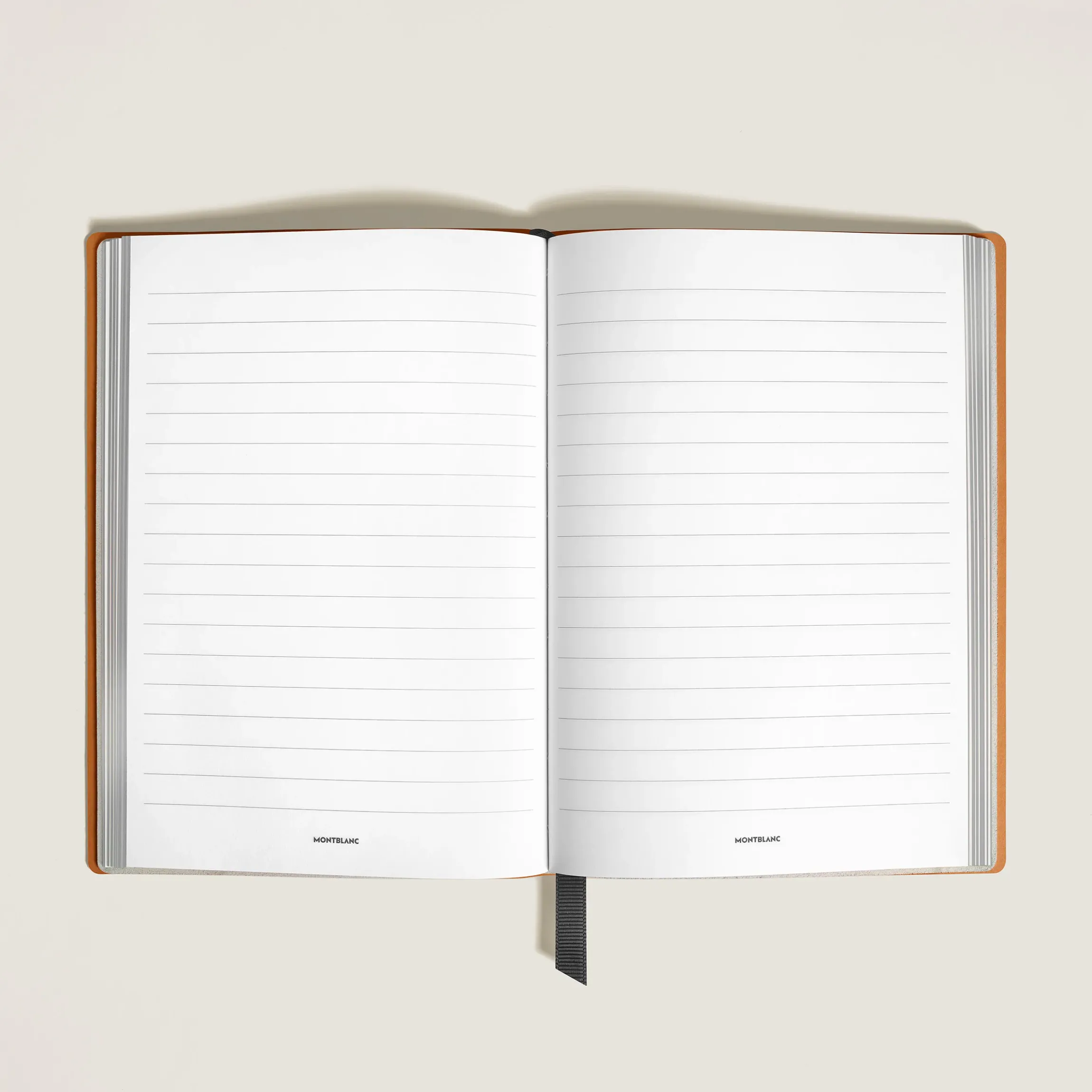 Blocco Note Medio in Pelle Sartorial, Pagine a Righe