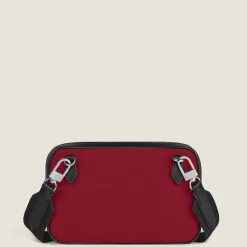 Borsa a Tracolla Mini Anno del Cavallo in Gabardine Ricamata