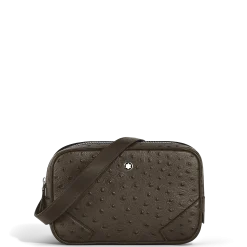 Borsa a Tracolla Mini in Pelle Stampata Struzzo