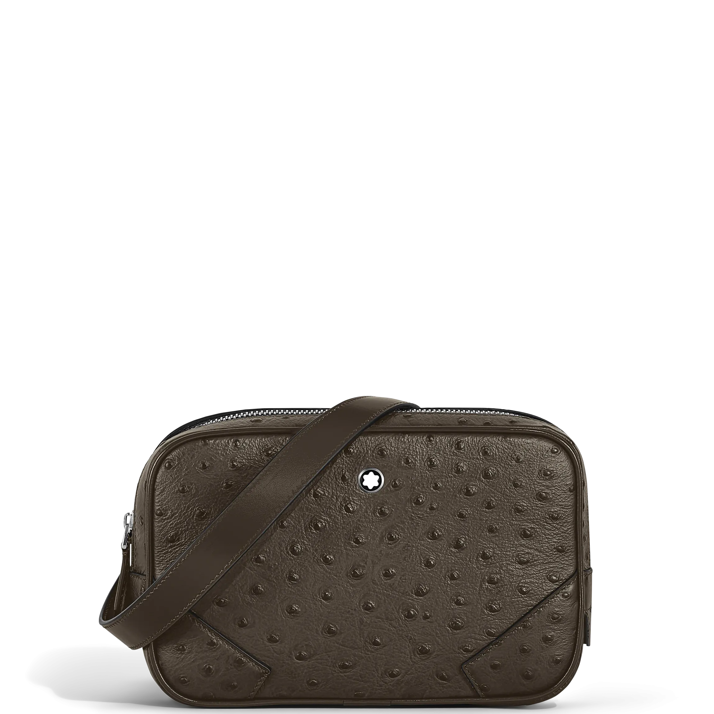 Borsa a Tracolla Mini in Pelle Stampata Struzzo