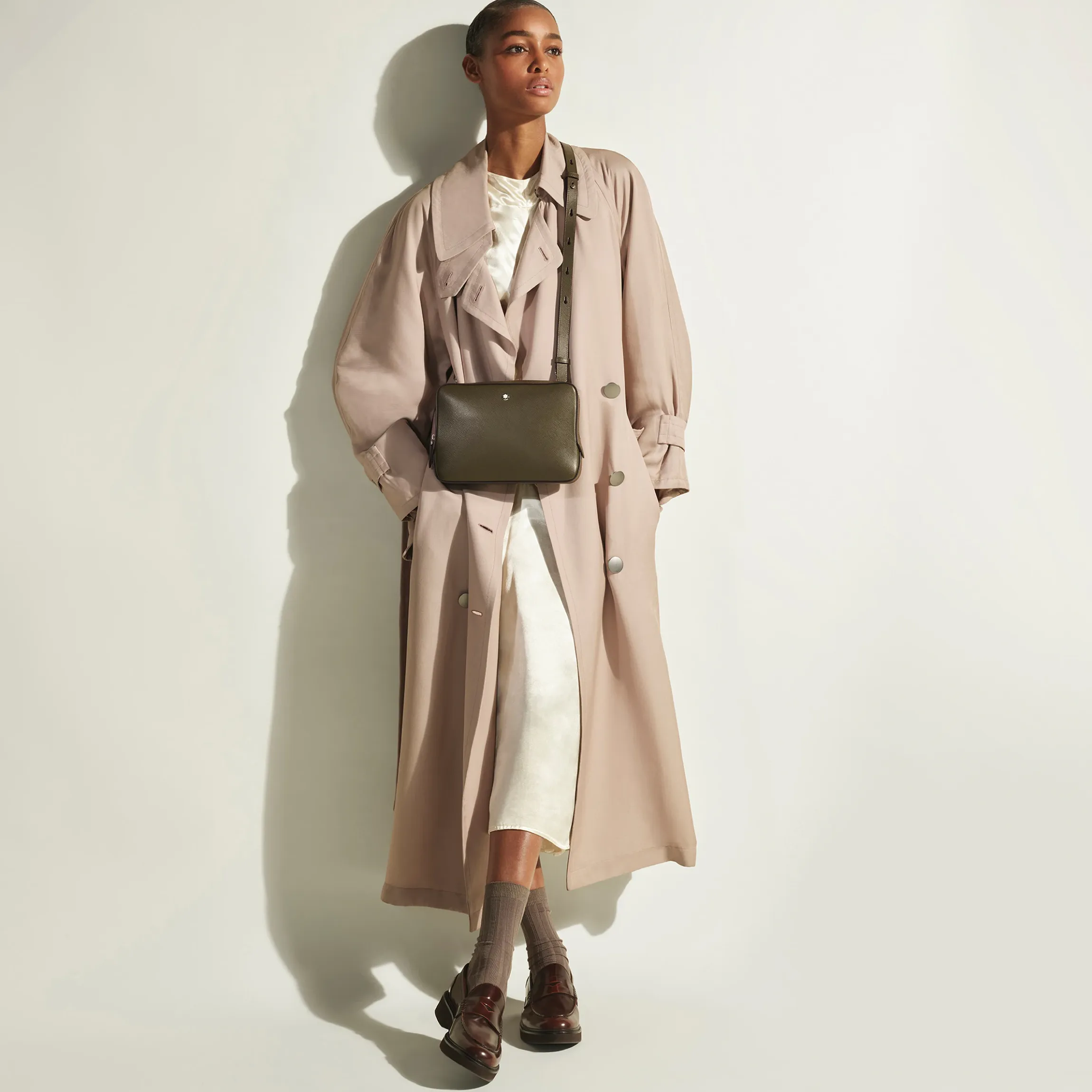 Borsa a Tracolla Piccola in Pelle Sartorial