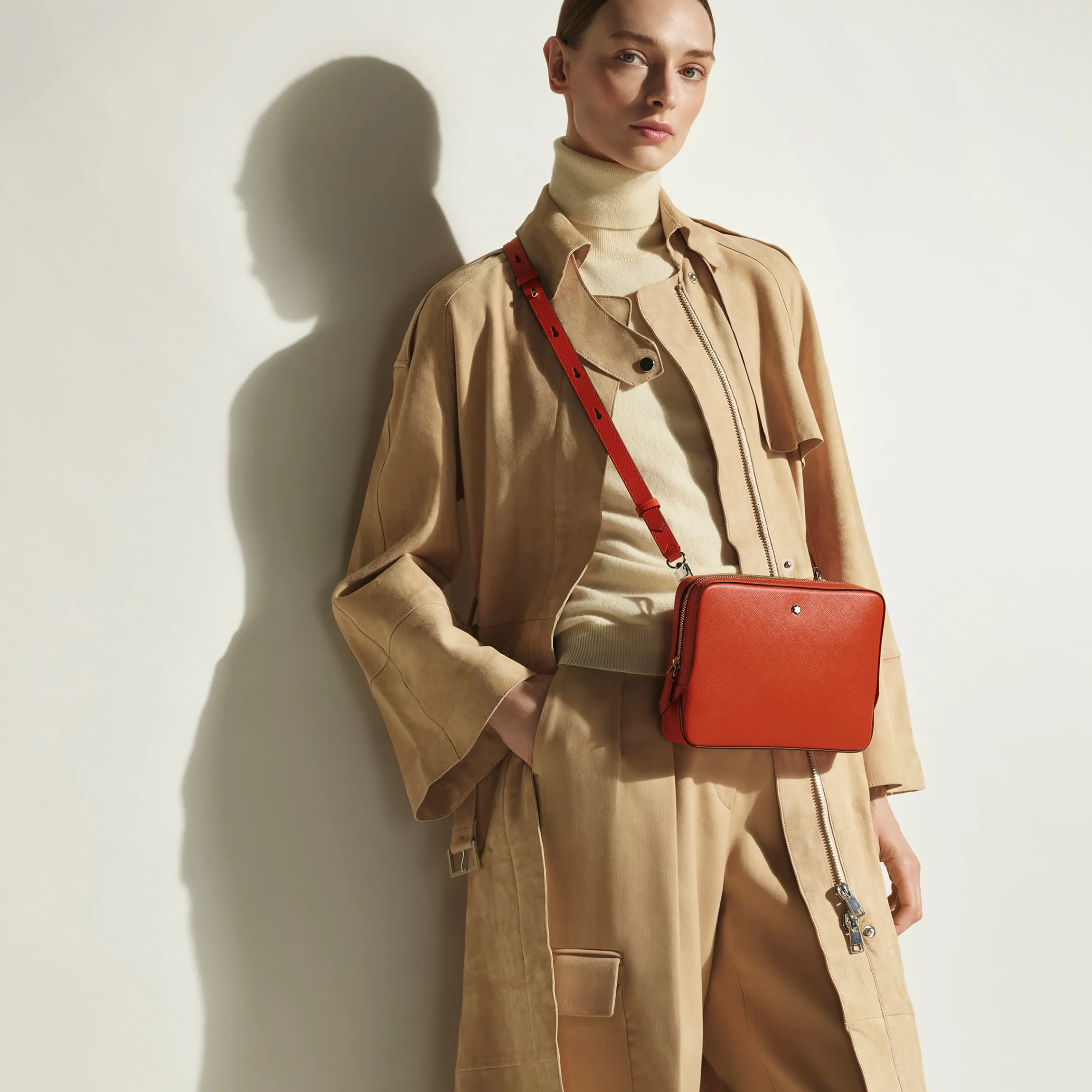 Borsa a Tracolla Piccola in Pelle Sartorial