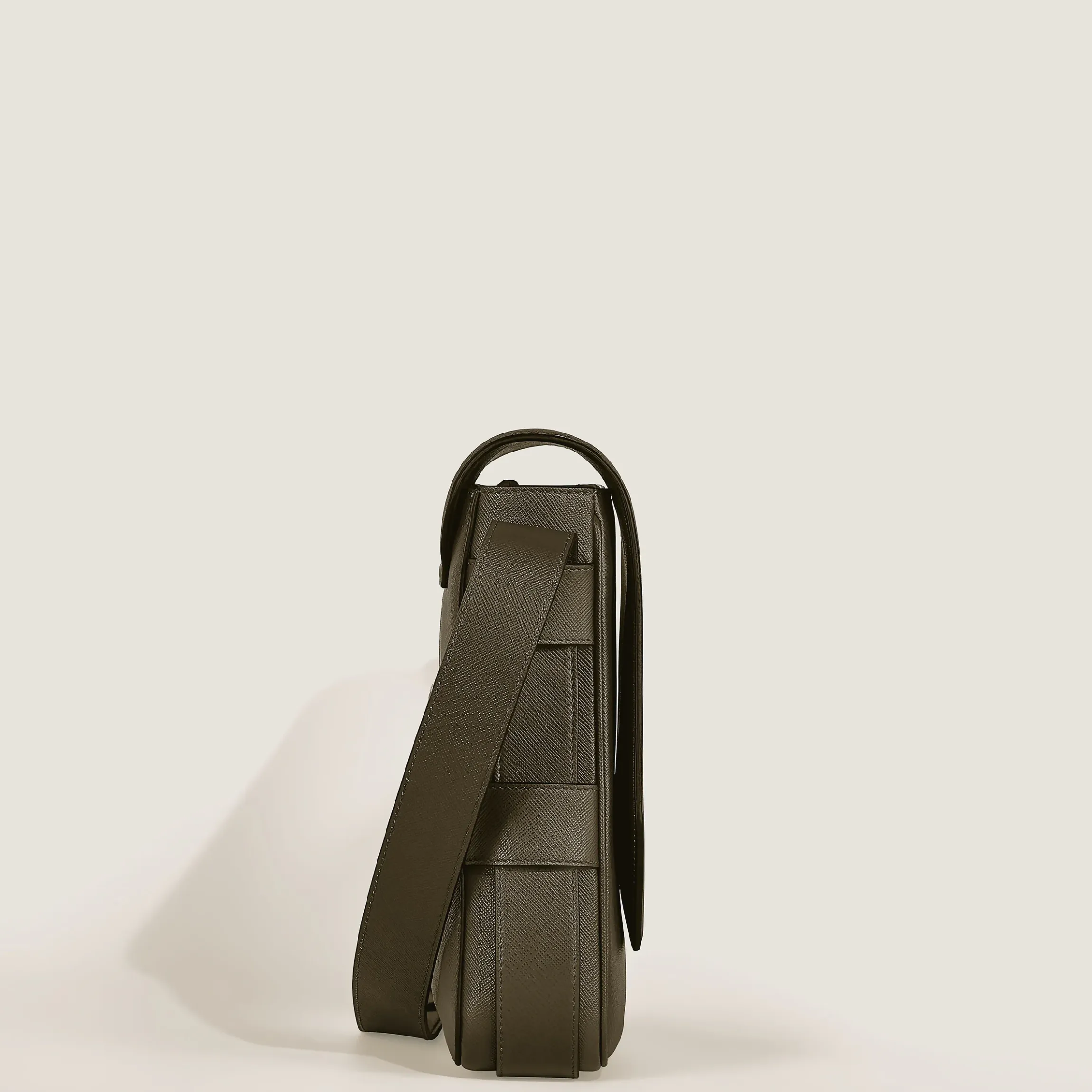 Borsa Messenger Cintura in Pelle Sartorial