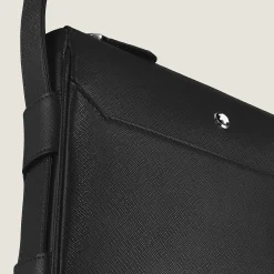 Borsa Messenger Cintura Verticale in Pelle Sartorial