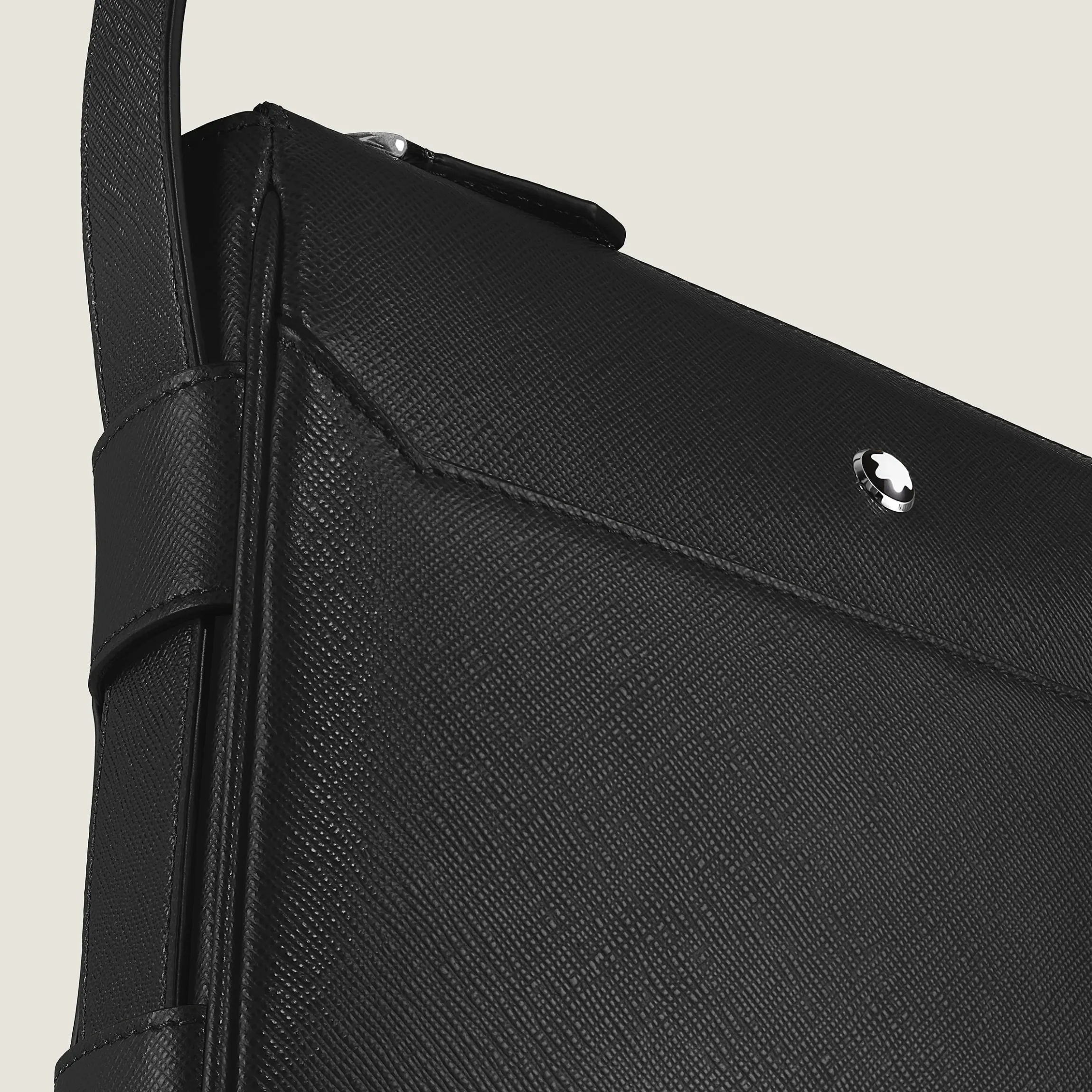 Borsa Messenger Cintura Verticale in Pelle Sartorial