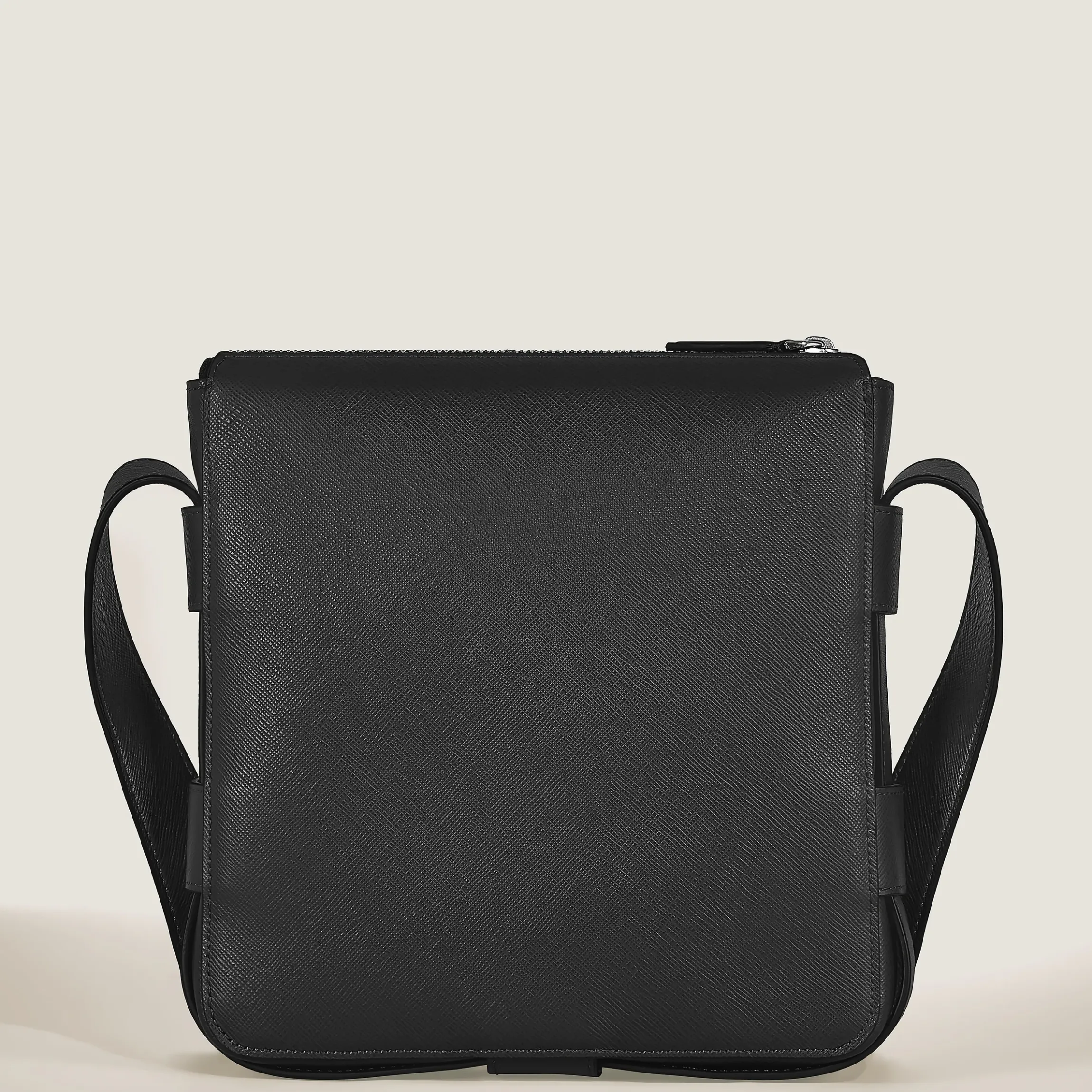Borsa Messenger Cintura Verticale in Pelle Sartorial