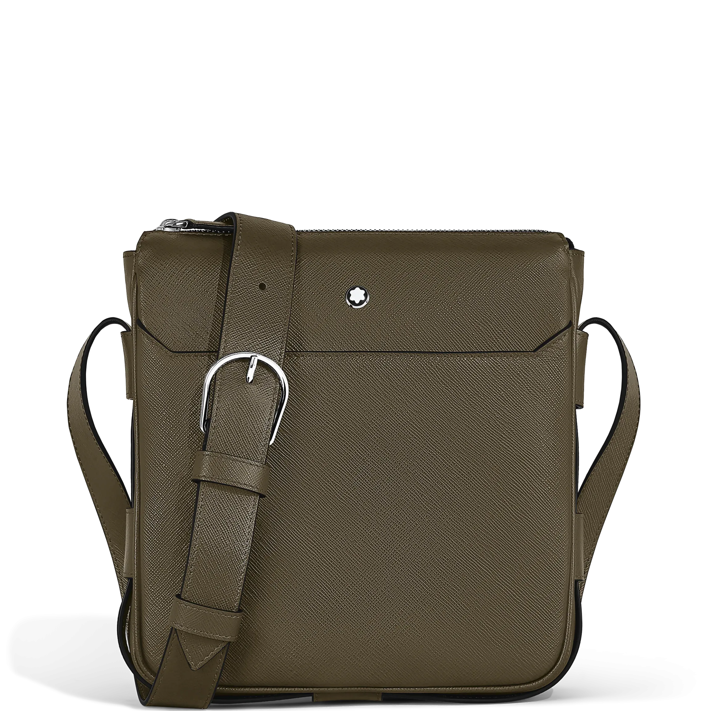 Borsa Messenger Cintura Verticale in Pelle Sartorial