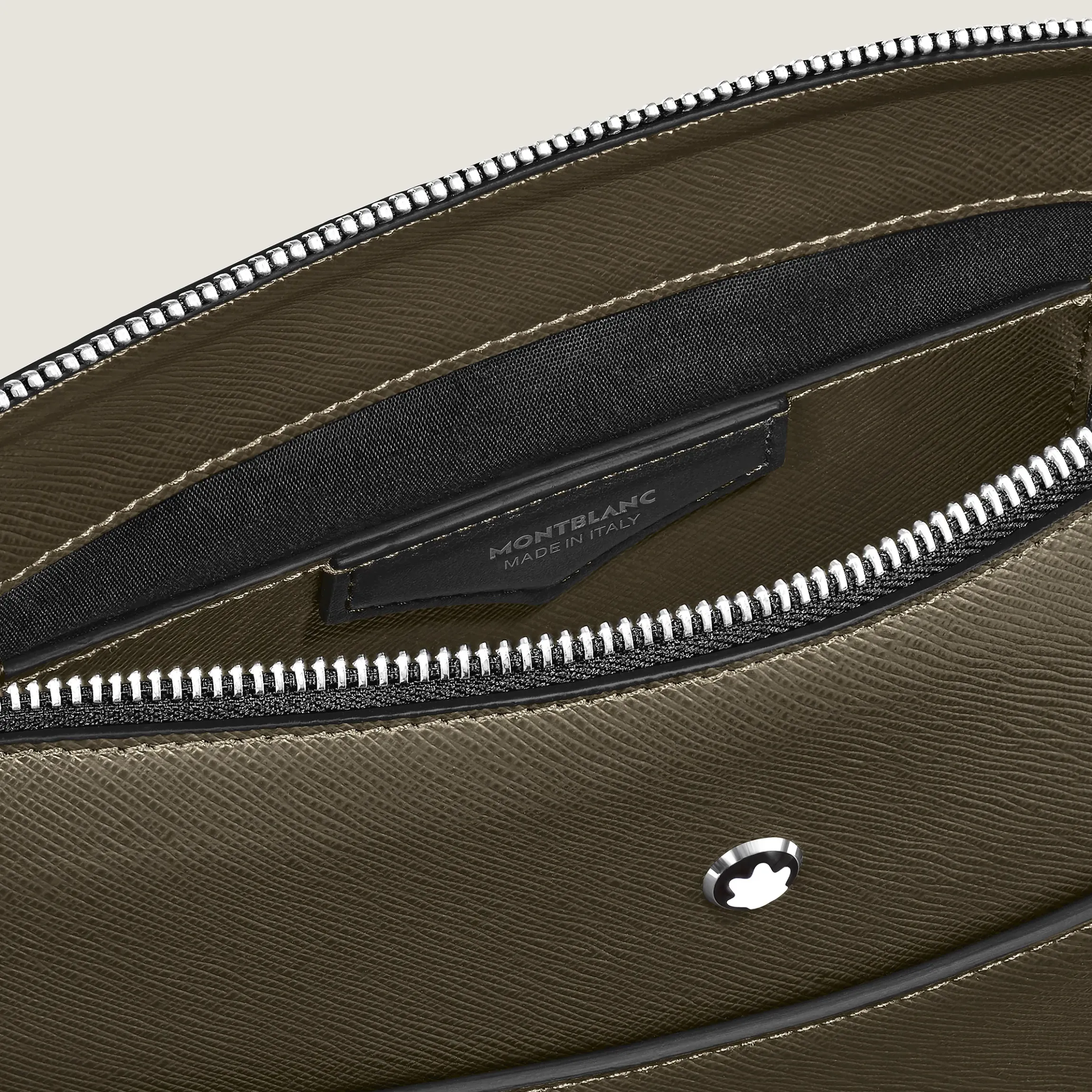 Borsa Messenger Cintura Verticale in Pelle Sartorial
