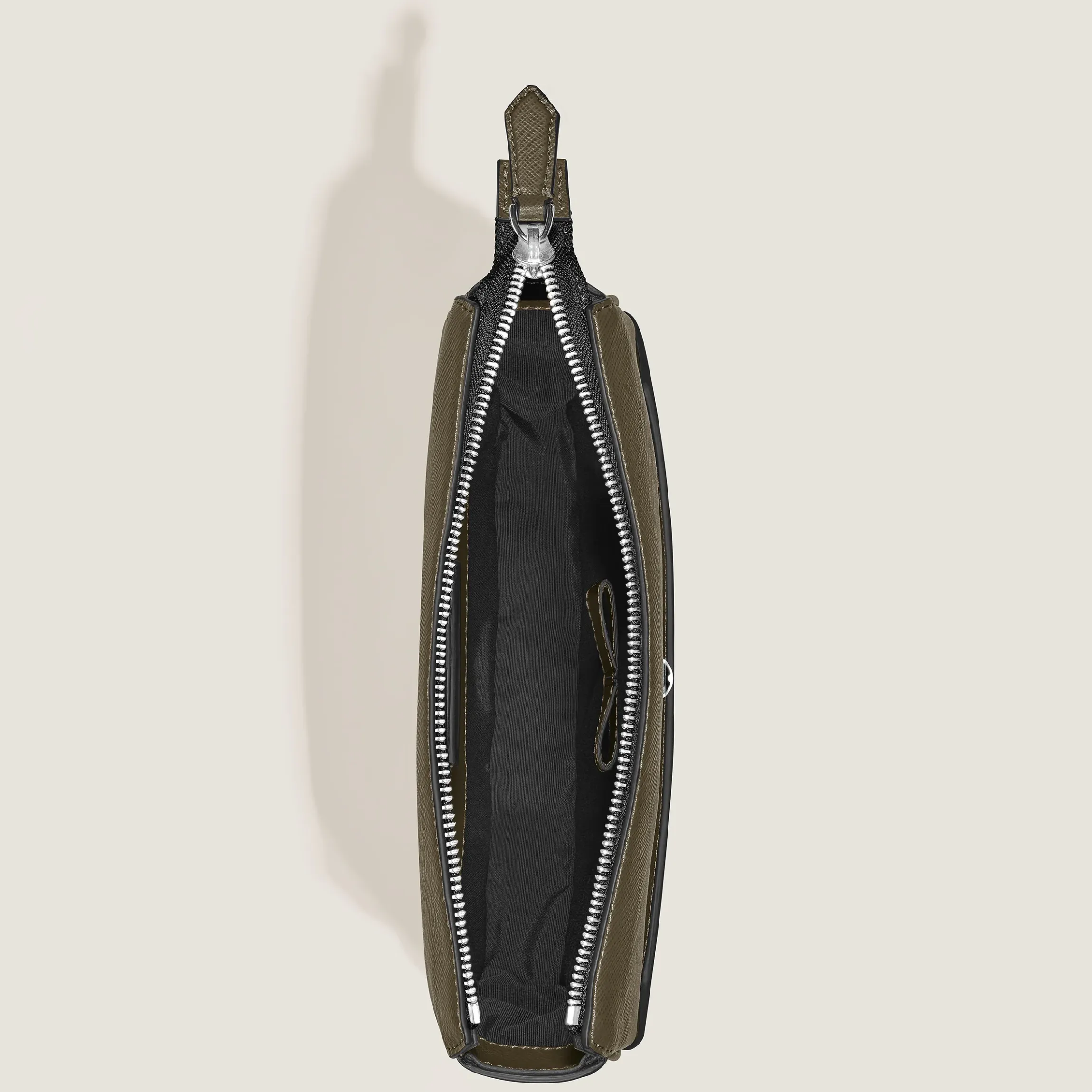 Borsa Messenger Cintura Verticale in Pelle Sartorial