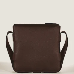 Borsa Messenger Verticale in Pelle Sartorial