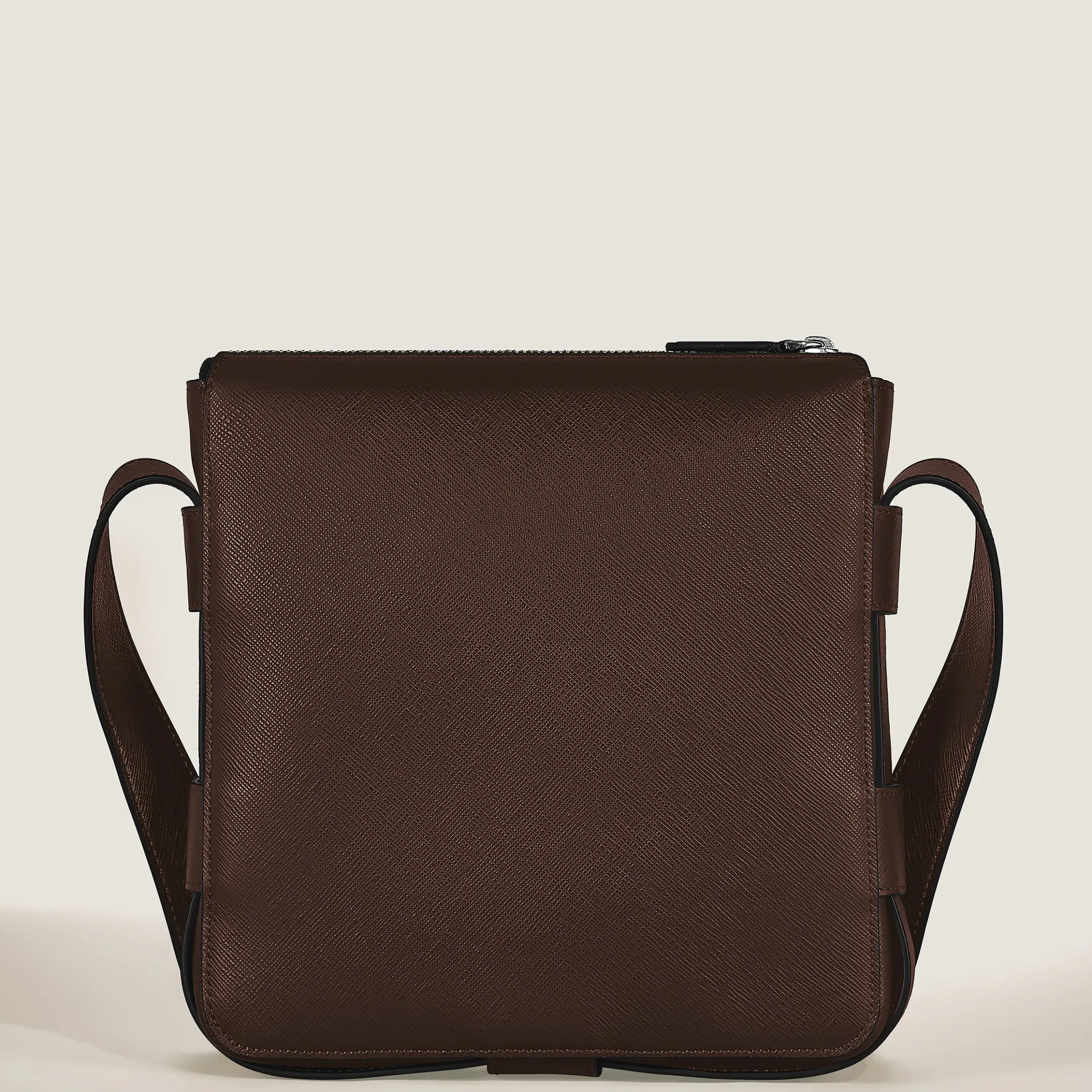 Borsa Messenger Verticale in Pelle Sartorial