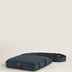 Borsa Messenger Verticale in Pelle Sartorial