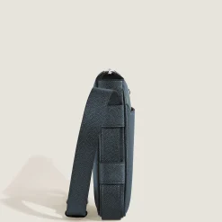 Borsa Messenger Verticale in Pelle Sartorial