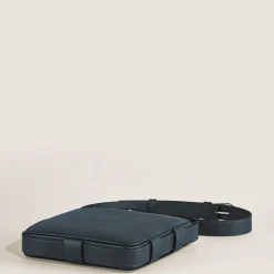 Borsa Messenger Verticale in Pelle Sartorial
