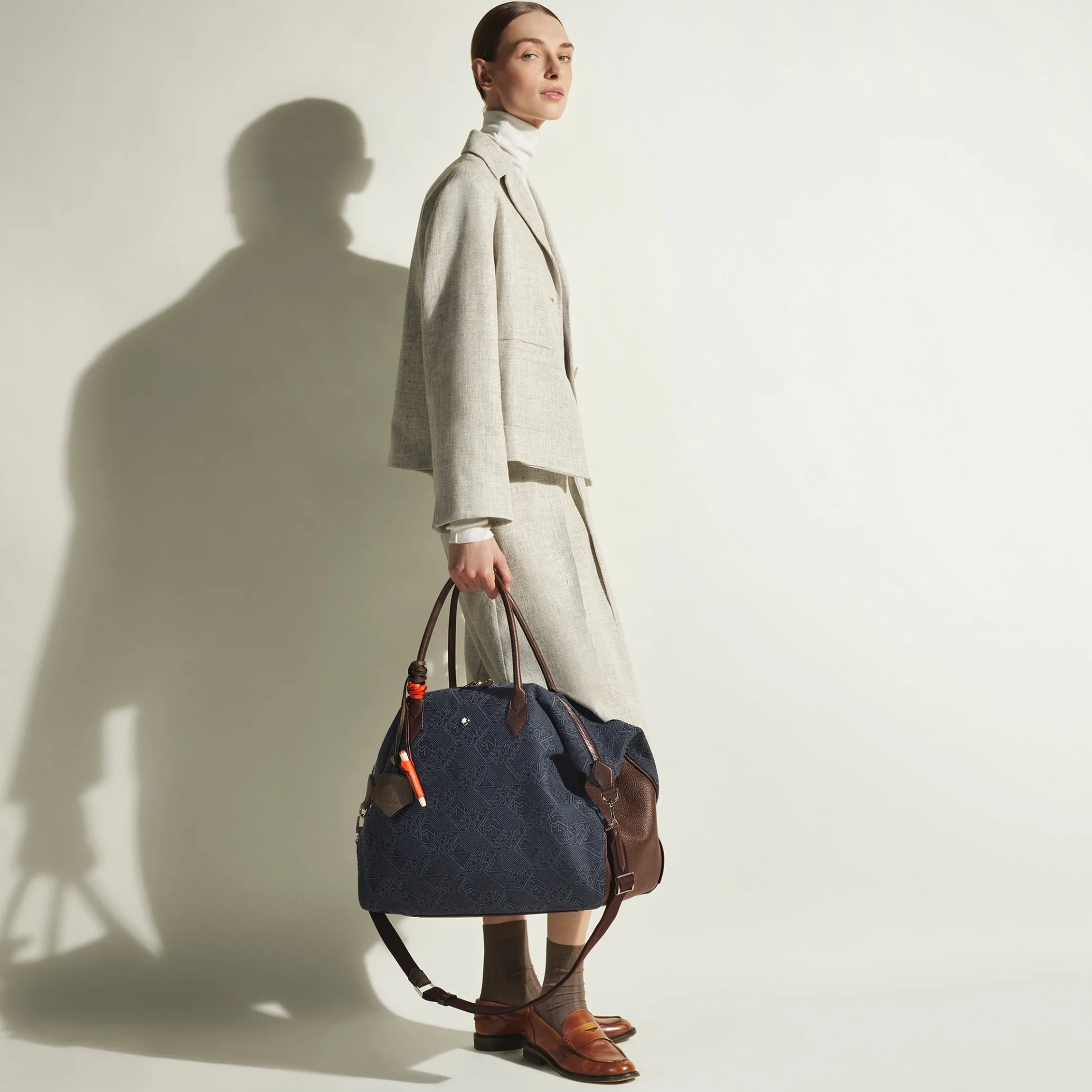 Borsa Weekender 43 in Denim 4810