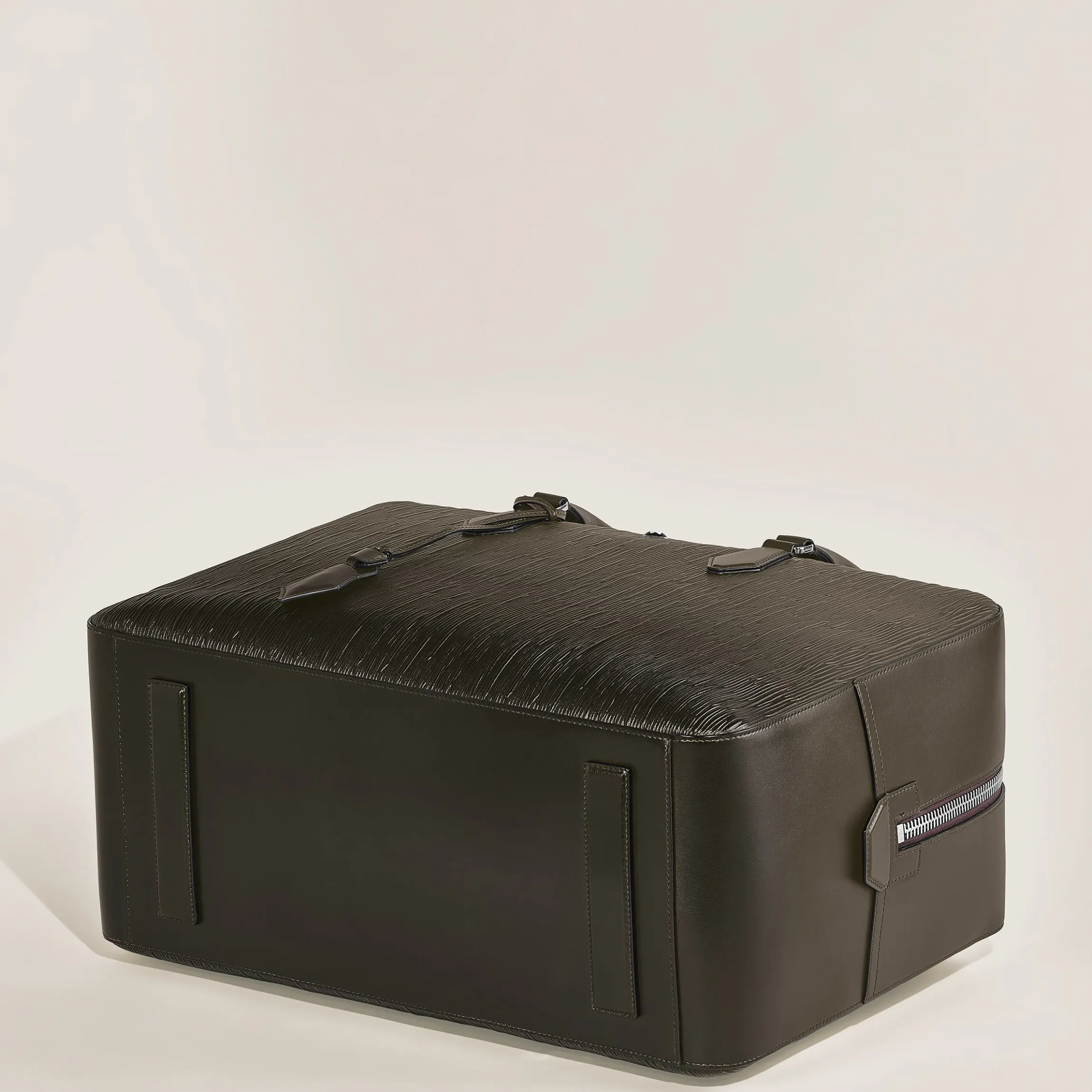 Borsa Weekender 45 in Pelle Corteccia Sfumato