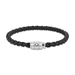 Bracciale Con Chiusura a 3 Anelli in Pelle Soft