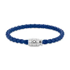 Bracciale Con Chiusura a 3 Anelli in Pelle Soft