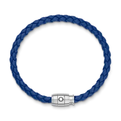 Bracciale Con Chiusura a 3 Anelli in Pelle Soft