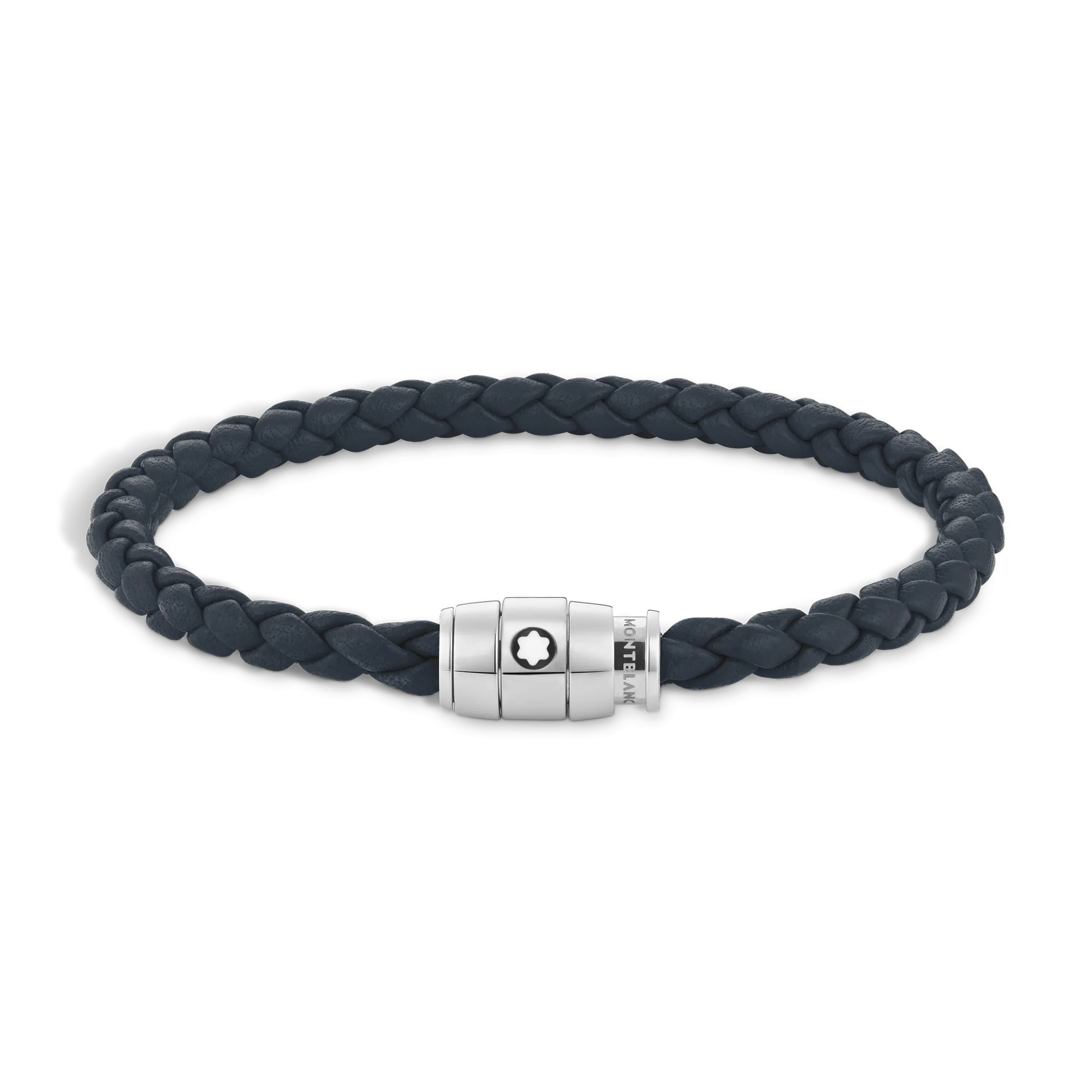 Bracciale Con Chiusura a 3 Anelli in Pelle Soft