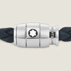 Bracciale Con Chiusura a 3 Anelli in Pelle Soft