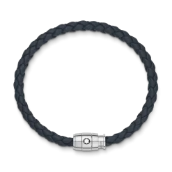 Bracciale Con Chiusura a 3 Anelli in Pelle Soft