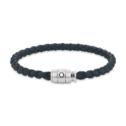 Bracciale Con Chiusura a 3 Anelli in Pelle Soft