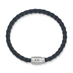 Bracciale Con Chiusura a 3 Anelli in Pelle Soft