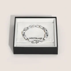 Bracciale in Acciaio con Catena Ottagonale