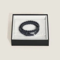 Bracciale Regolabile Horseshoe in Suede