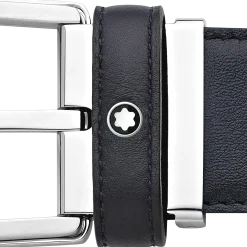 Cintura Horseshoe 35 mm in Pelle