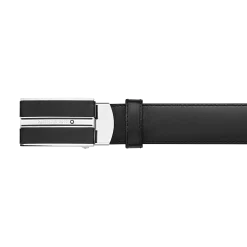 Cintura 30 mm Fibbia Piatta Montblanc con Meccanismo Scorrevole in Pelle