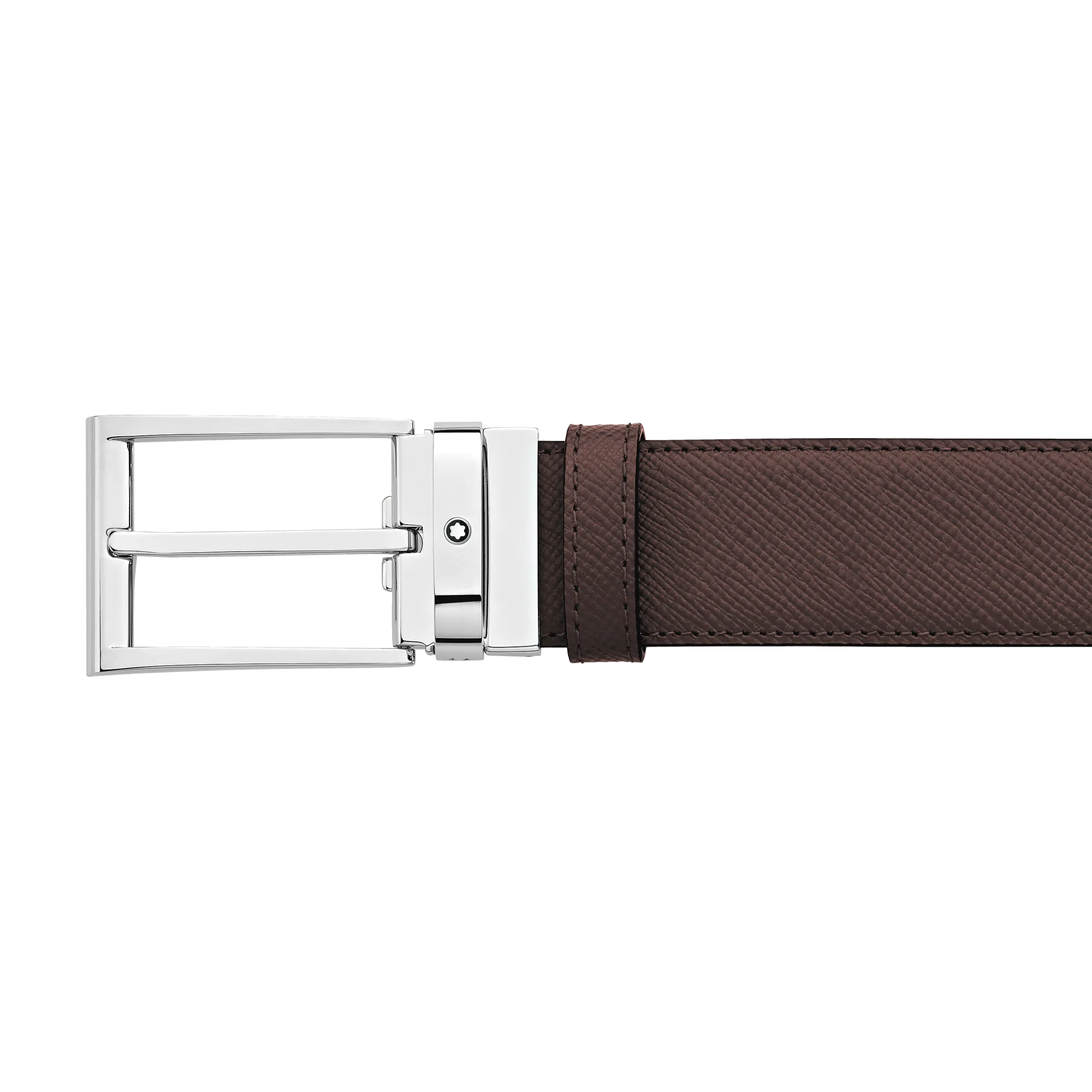 Cintura Rettangolare 35 mm in Pelle Sartorial