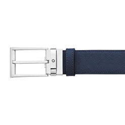 Cintura Rettangolare 35 mm in Pelle Sartorial