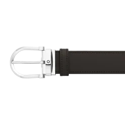 Cintura Reversibile Horseshoe 35 mm in Pelle