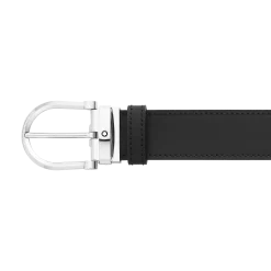 Cintura Reversibile Horseshoe 35 mm in Pelle