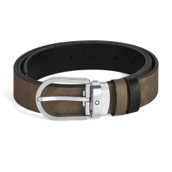 Cintura Reversibile Horseshoe 30 mm in Pelle Extreme