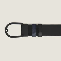 Cintura Reversibile Horseshoe 35 mm in Pelle con Grana