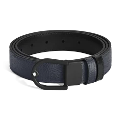 Cintura Reversibile Horseshoe 30 mm in Pelle con Grana