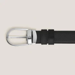 Cintura Reversibile Horseshoe 30 mm in Pelle Sartorial