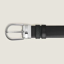 Cintura Reversibile Horseshoe 35 mm in Pelle Sartorial