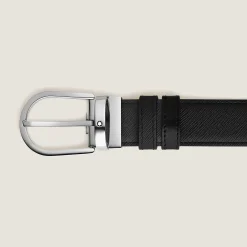 Cintura Reversibile Horseshoe 35 mm in Pelle Sartorial