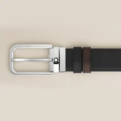 Cintura Reversibile 35 mm in Pelle Meisterstück con Fibbia Rettangolare